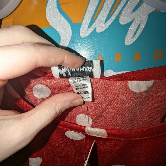 Nwt Oh Momma Red Polka Dot Nursing Friendly Top - Picture 3 of 4